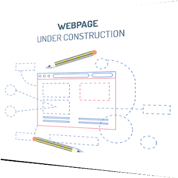 Website wird erstellt Website in der Construction